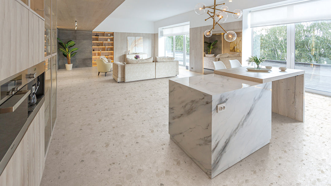 Terrazzo Stone Marshmallow