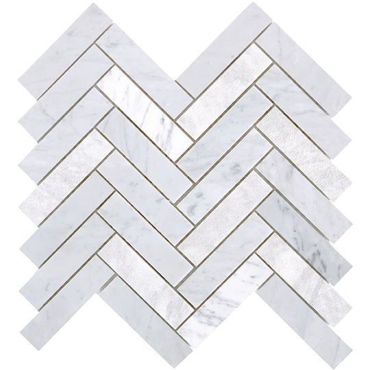 Tuscany Carrara Long Herringbone