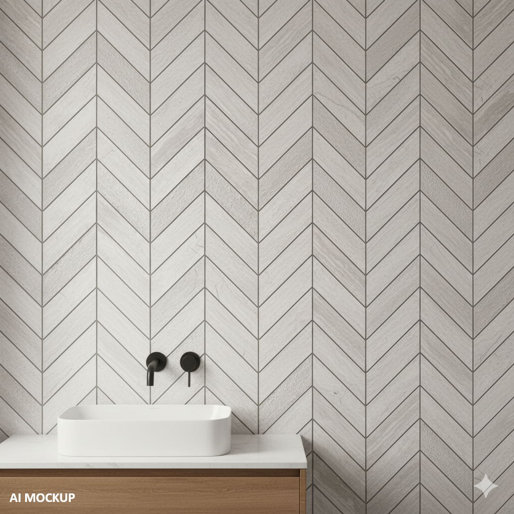 Tuscany Wood Grey Light Chevron
