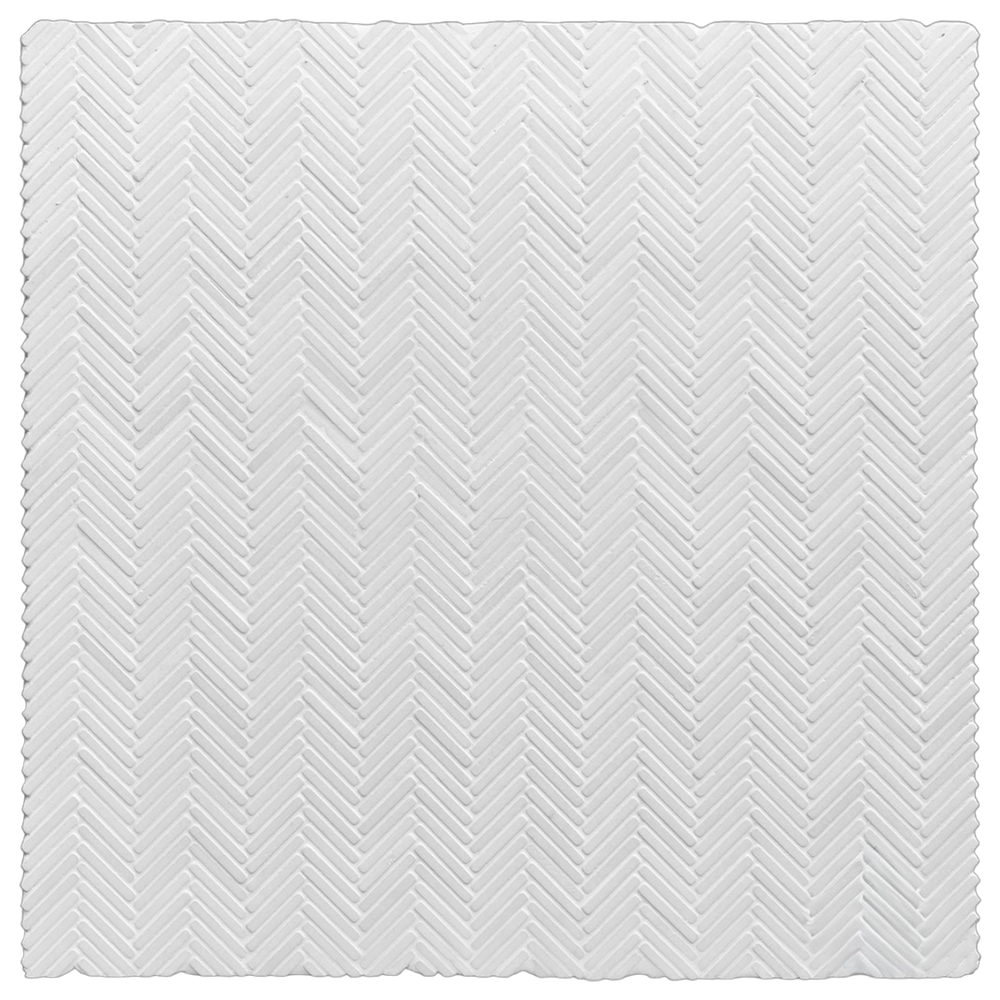 Tweed Thassos Herringbone Mosaic