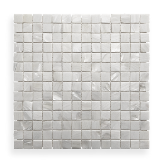 Mother of Pearl Angel White Square Mosaic