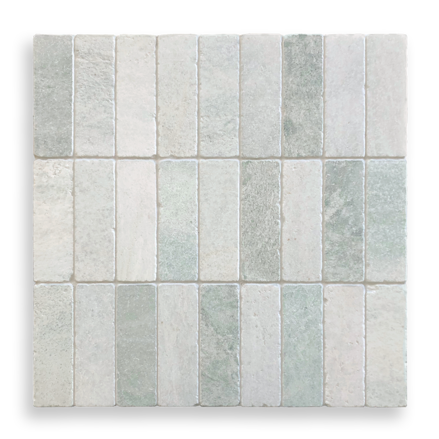 Verdi Cristallo Tumbled Subway