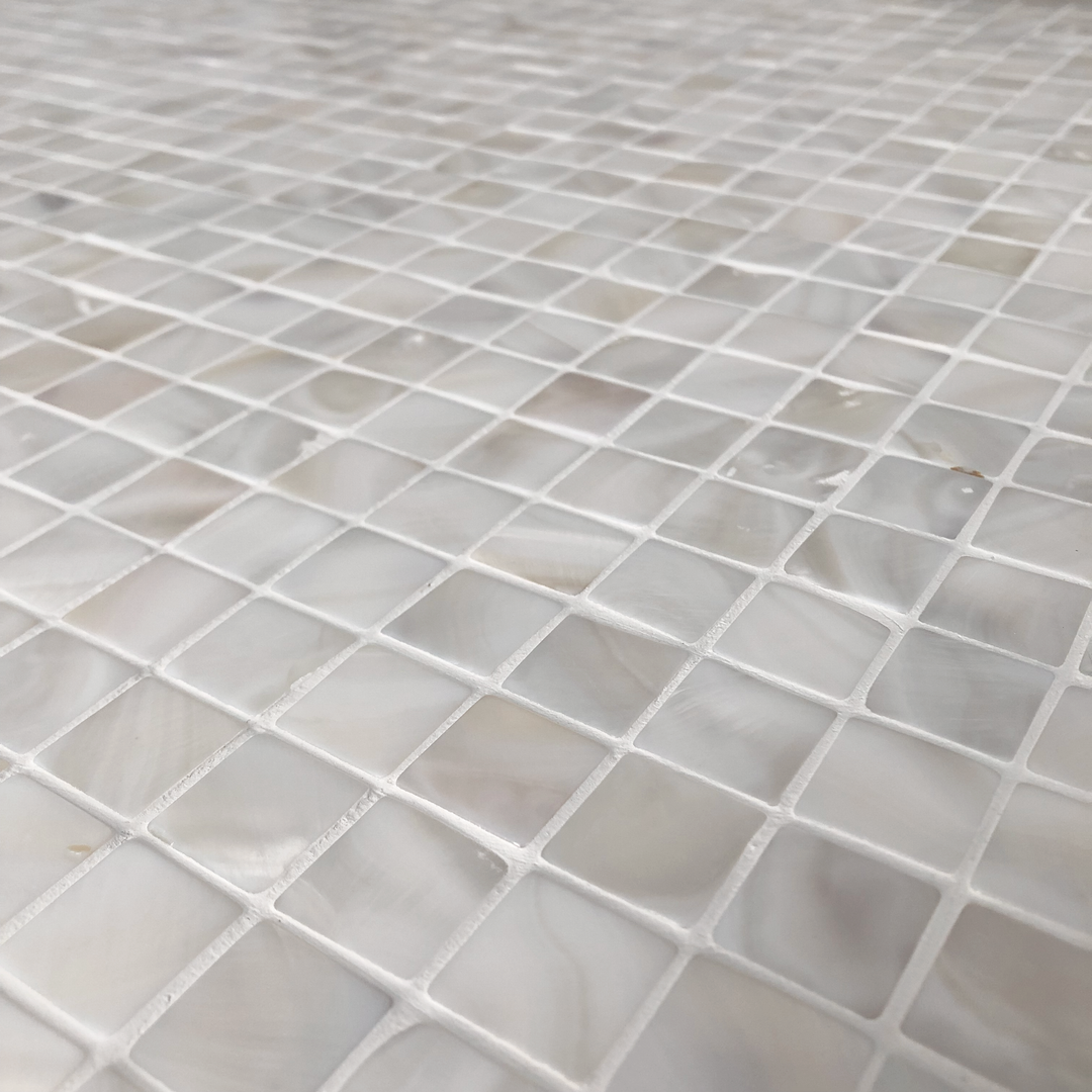 Mother of Pearl Angel White Square Mosaic