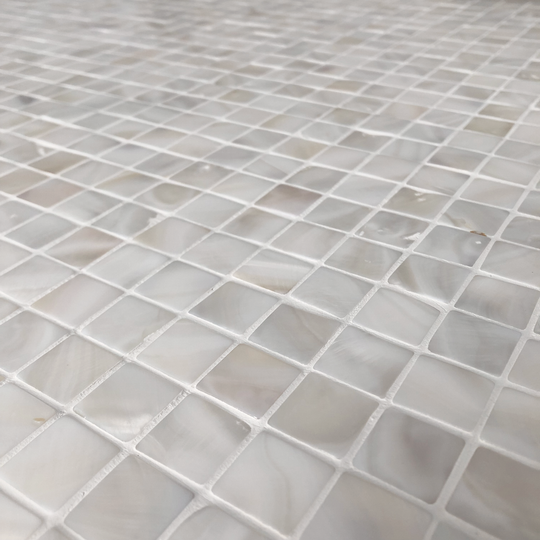 Mother of Pearl Angel White Square Mosaic