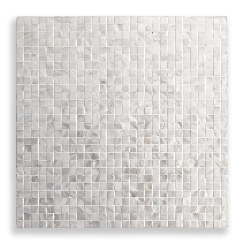 Mother of Pearl Angel White Square Mosaic