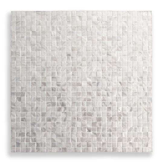 Mother of Pearl Angel White Square Mosaic